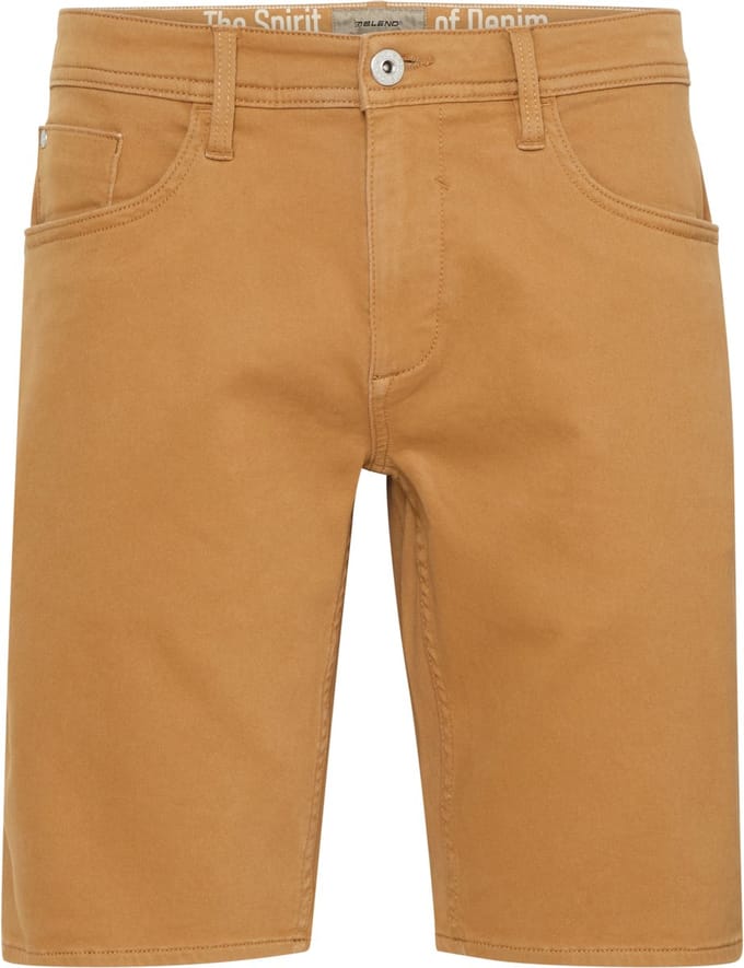 Blend Jogg Denim Korte Broek Knoop Brown Sugar - Maat XXL