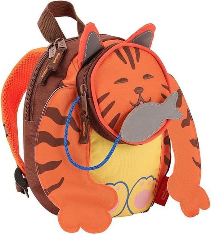 BodyPack Peuterrugzak Rode Kat - 27 x 23 x 10 cm - Polyester