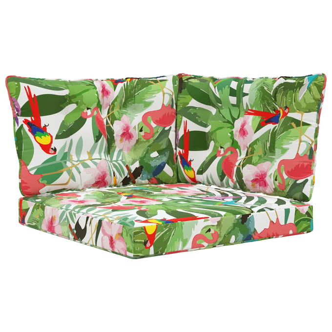 vidaXL - Buitenbankkussen - Polyester - kleurrijk - 68,5 - x - 68,5 - cm
