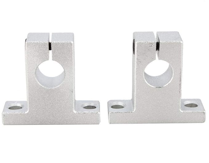2 Stuks 12mm Lineaire Rail Steunbeugels voor Verticale Optische Begeleiding en Stabiliteit