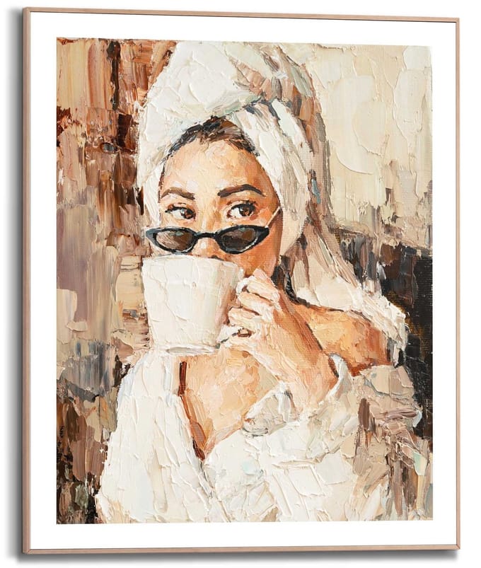 Schilderij Waking Up - 50 x 40 - Hout - REINDERS