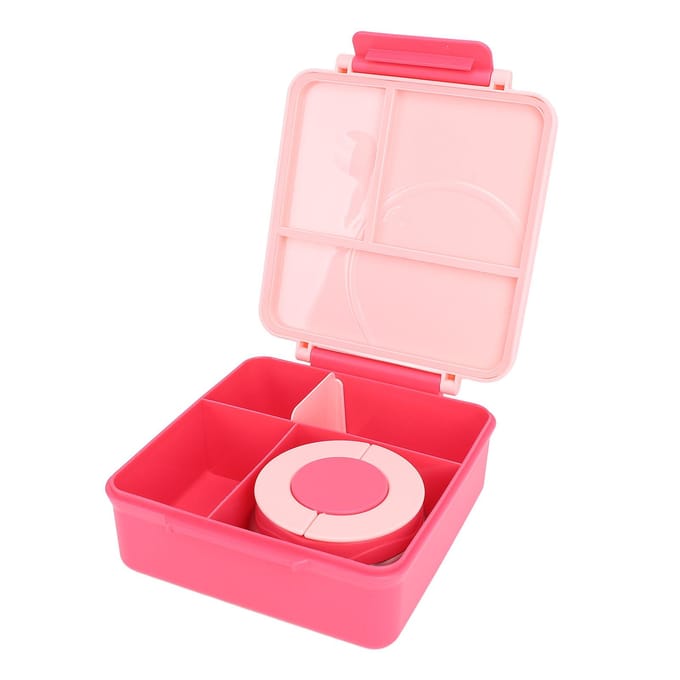 Boîte à déjeuner avec poignée scellée à plusieurs compartiments lavable au lave-vaisselle conteneur pour L
