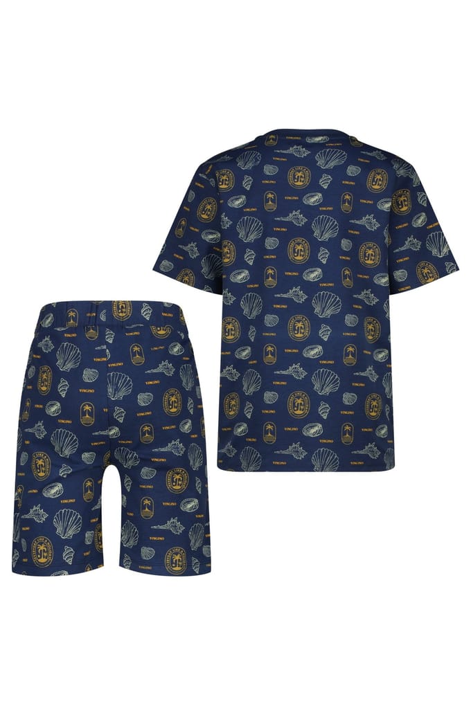 Vingino Boys Wasea Pyjama Dark Blue Größe: M | Nachtwäsche Outlet | kids | Blau