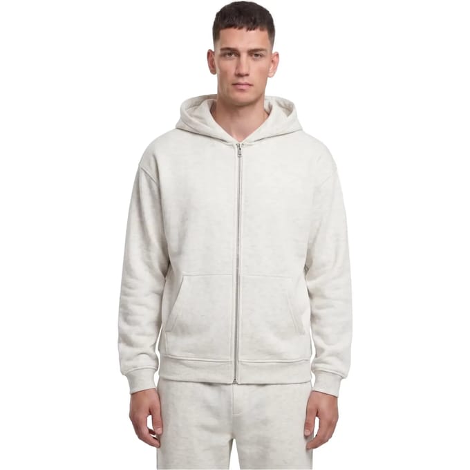 Urban Classics - Fluffy Vest met capuchon - L - Grijs