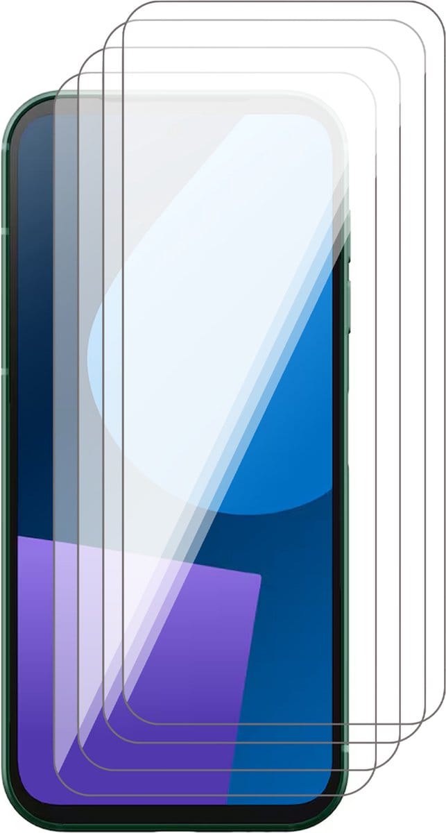 Screenprotector geschikt voor Fairphone 5 - 4x Glas Screen Protector