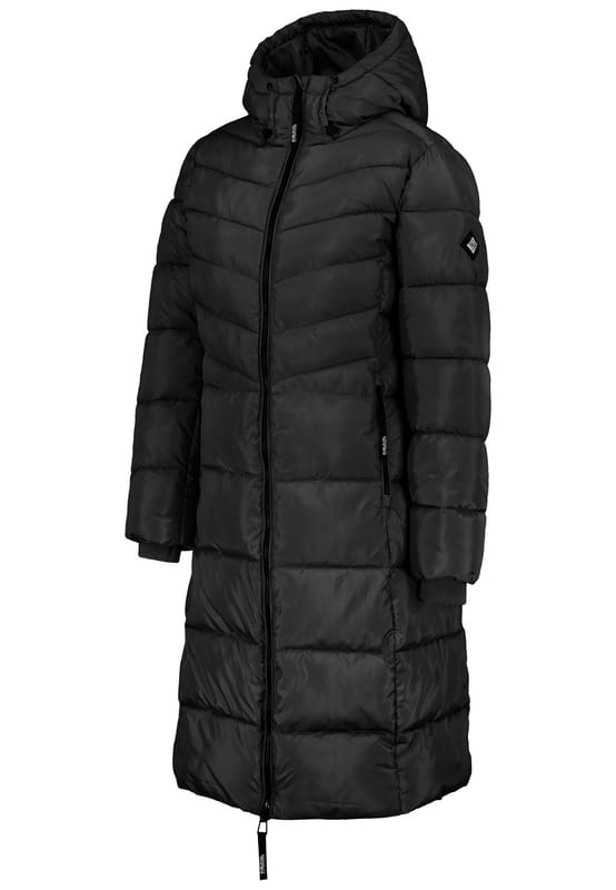 Sublevel Winterjas - LONG PUFFER COAT - S tot XL - voor Vrouwen - zwart