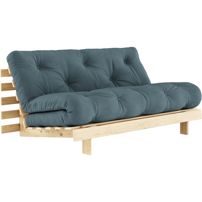 Karup Slaapbank Roots 160 - 757 Petrol Blue - 100 raw