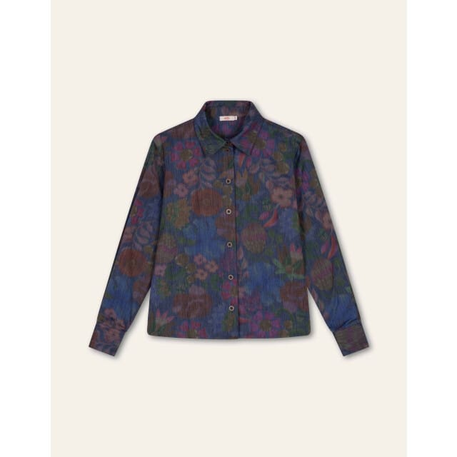 Oilily Jozaar Denim Overshirt- maat40 Peacoat