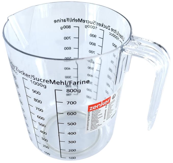 Maatbeker 1 liter Zenker Smart Pastry