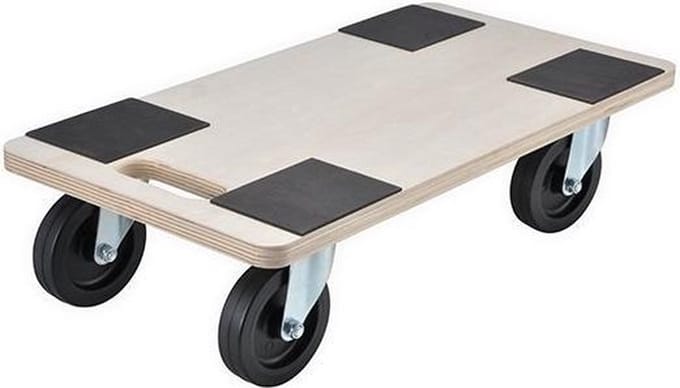 HI Meubelhondje met 4 wielen Dolly 58x29x1,5 cm multiplex