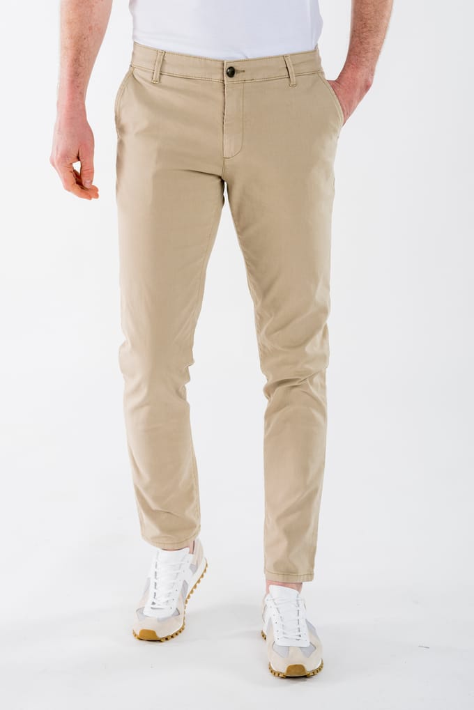 Presly & Sun - Heren Jeans Samuel Chino - Beige - Maat 32/34