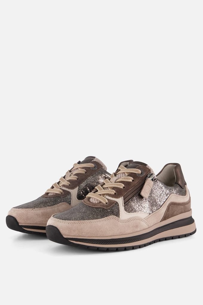 Gabor Sneakers brons Suede - Dames