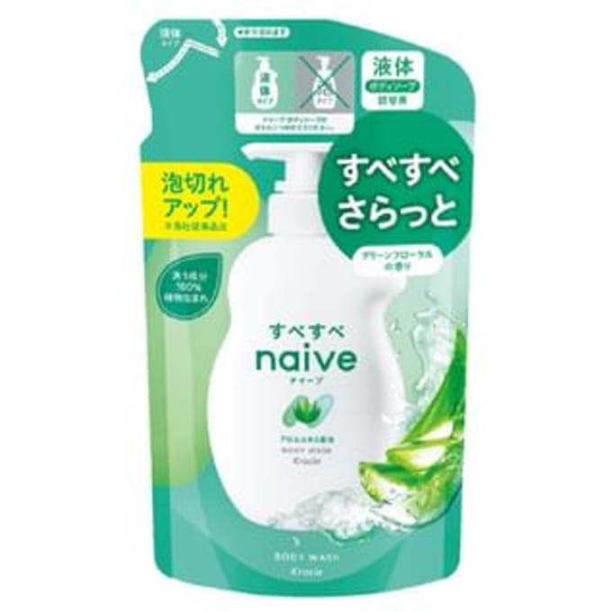 Kracie - Naive Body Wash Aloe 360ml Refill