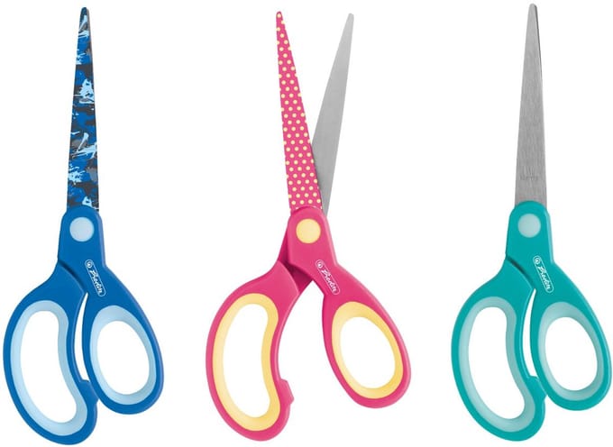 Herlitz 10801728 buro- & knutselschaar Verschillende kleuren