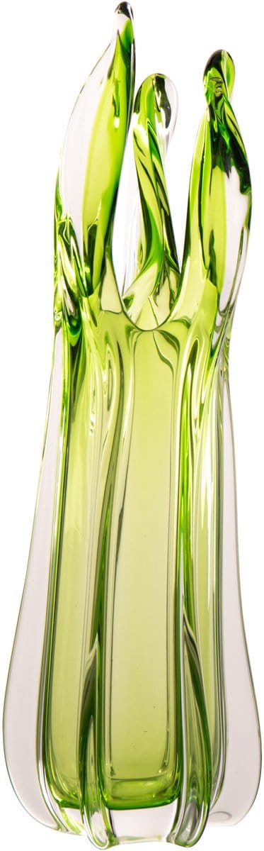 J-Line vaas Serena - glas - groen - large