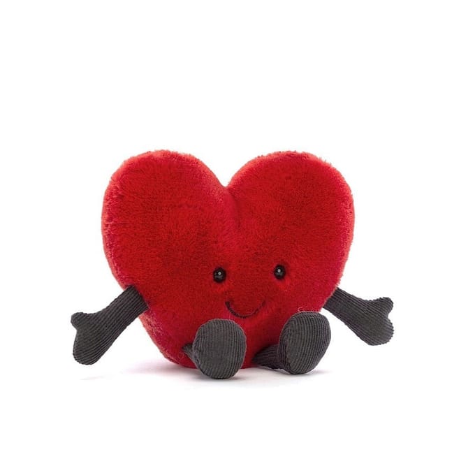 Jellycat knuffel Amuseable Red heart little