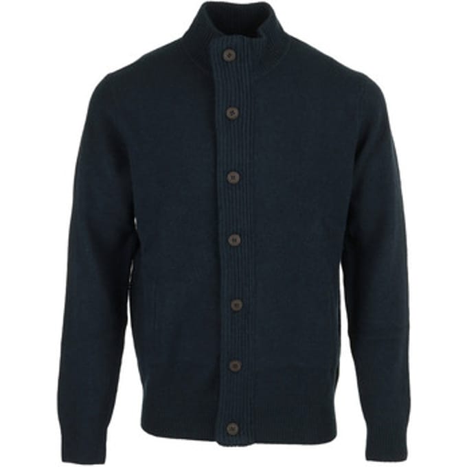 Barbour Cardigan Patch Donkerblauw (navy) - Maat M - Heren