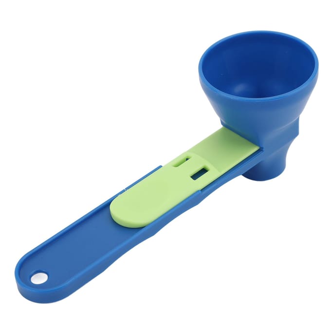 Lepeltrechter Multifunctioneel Creatief Plastic Anti-Mors Lepeltrechter voor Eiwitpoeder Eigeelscheiding beige