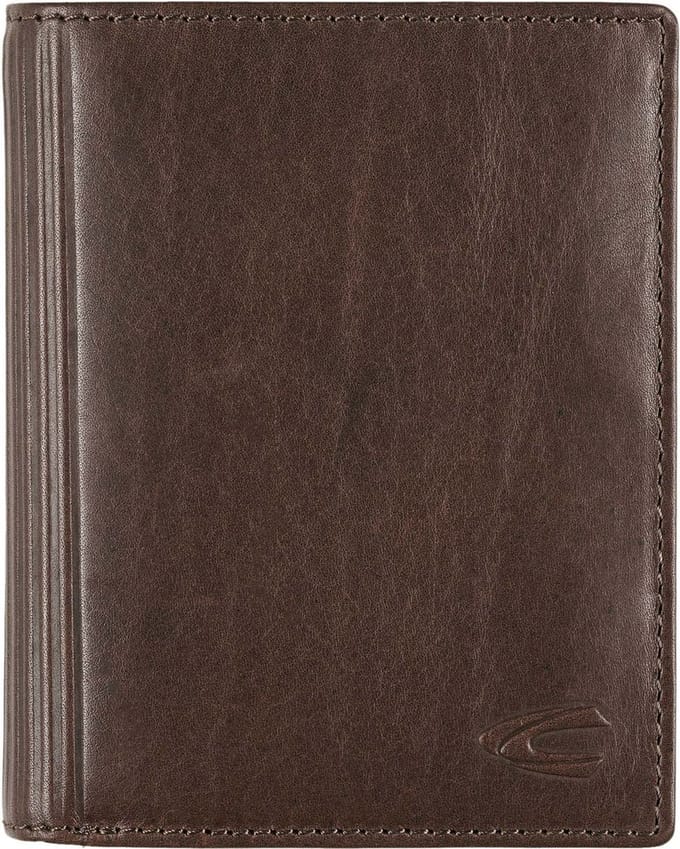 camel active Leren Portemonnee Cliff High Form Wallet Brown Bruine