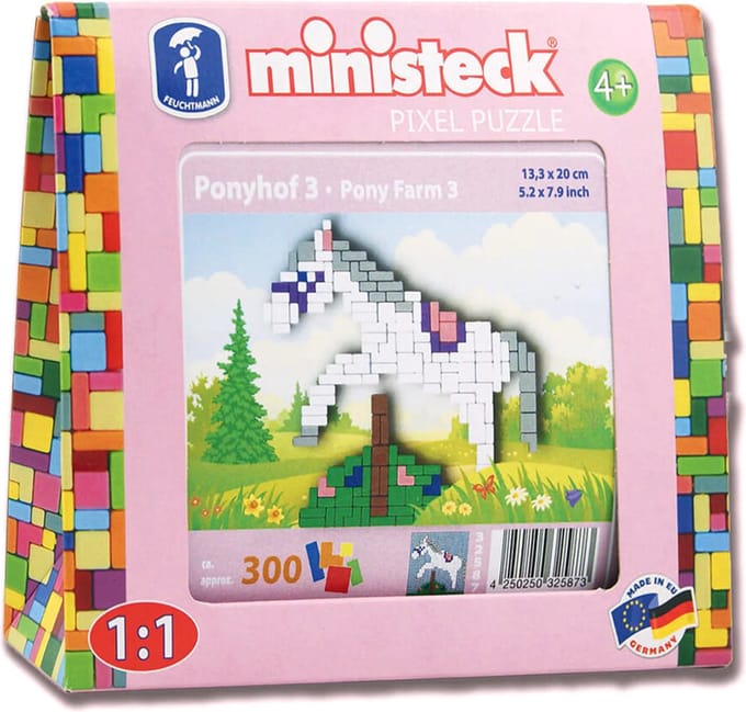 Ministeck Ponyboerderij 3 Kleine Doos 300 stukjes