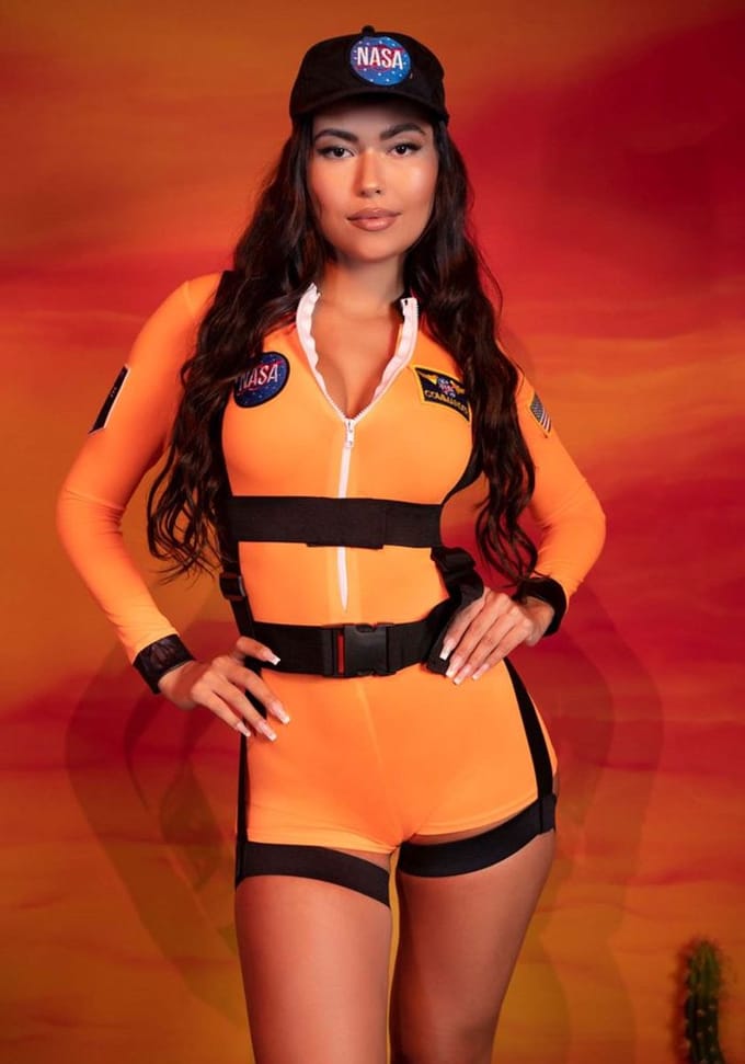 Dames jumpsuit Leg Avenue Plus Space Command