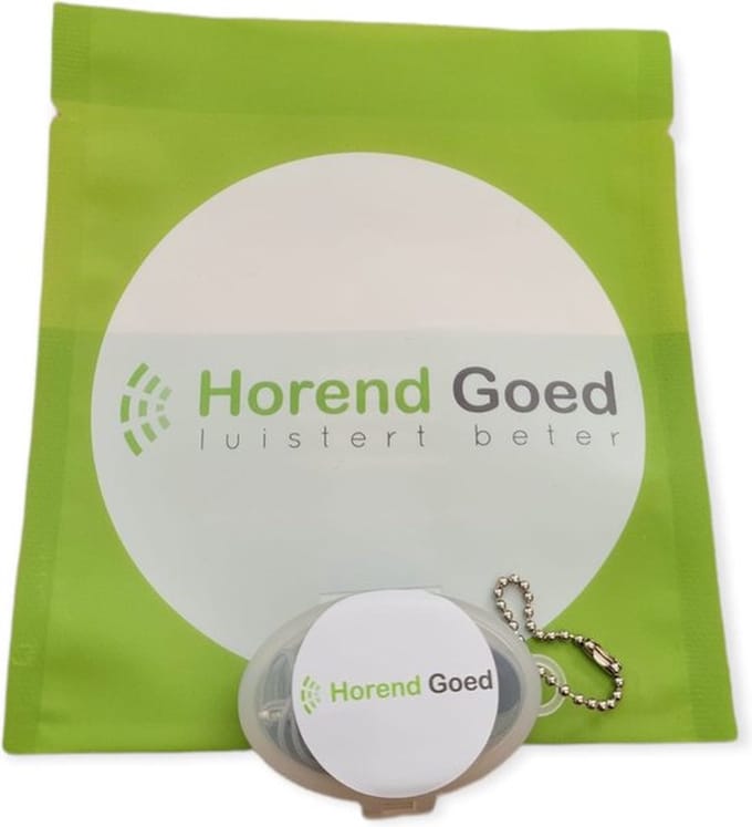 Horend Goed koordje voor hoortoestel Zilver