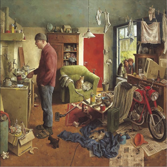 Kaart - Comello - Marius van Dokkum - Klein - Mannenhuishouding