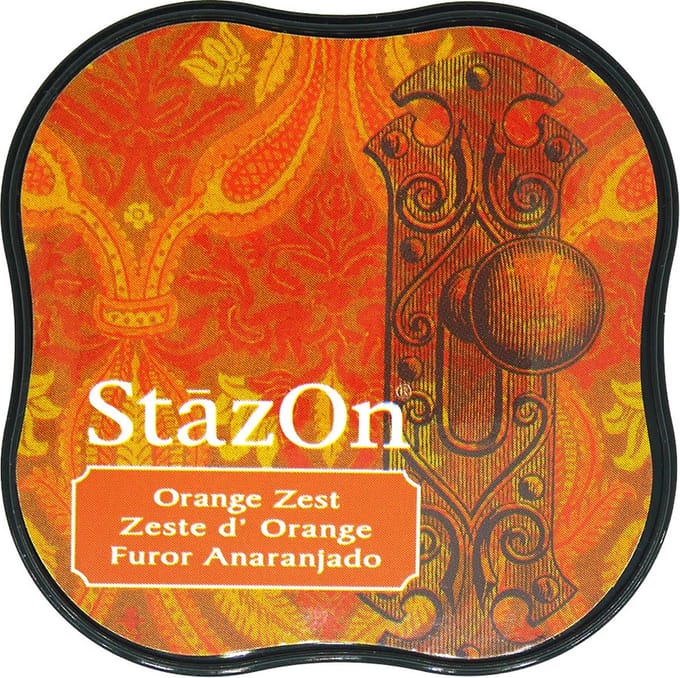 Stempelkussen midi orange zest - Stazon Tsukineko