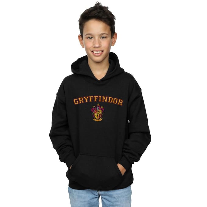 Harry Potter Jongens Gryffindor Crest Hoodie (Bourgondië)