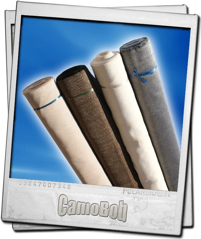 Schaduwdoek coupon 300x500cm black/brown