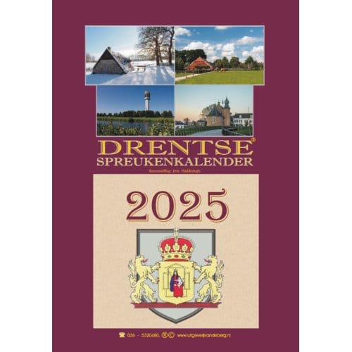 Drentse Spreukenkalender 2025 - Jent Hadderingh