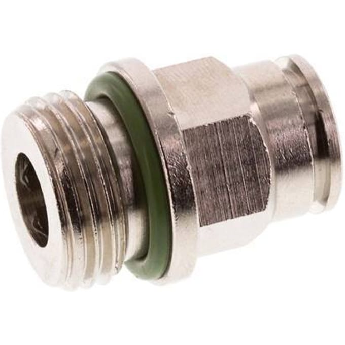 12mm x G1/2'' Messing Insteekfitting Buitendraad FKM [2 Stuks]