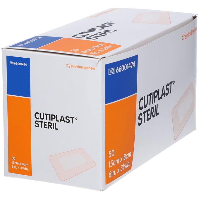 Cutiplast Steriel 8,0x15,0cm 66001474 50 Pleister