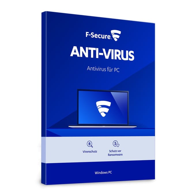 F-Secure Antivirus 3 Apparaten / 1 Jaar