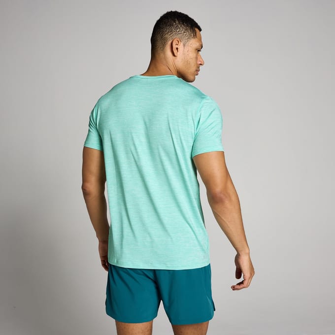 MP Heren Tempo Marl T-Shirt - Mintgroen - M