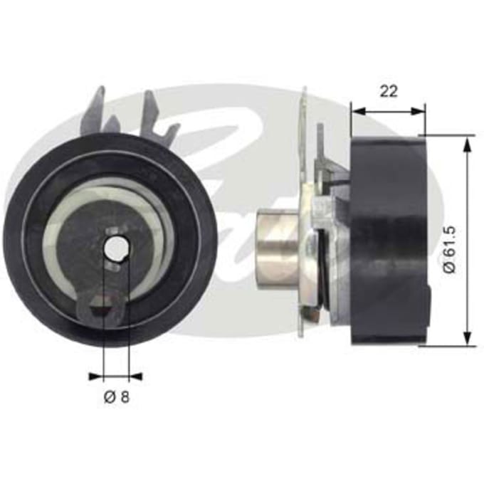 Tandriempoelie GATES T43046