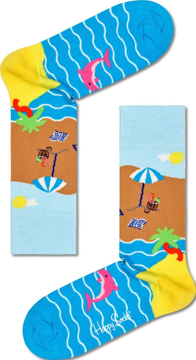 Happy Socks - 2-Pack Wish You Were Here Socks Gift Set - Unisex - Sokken