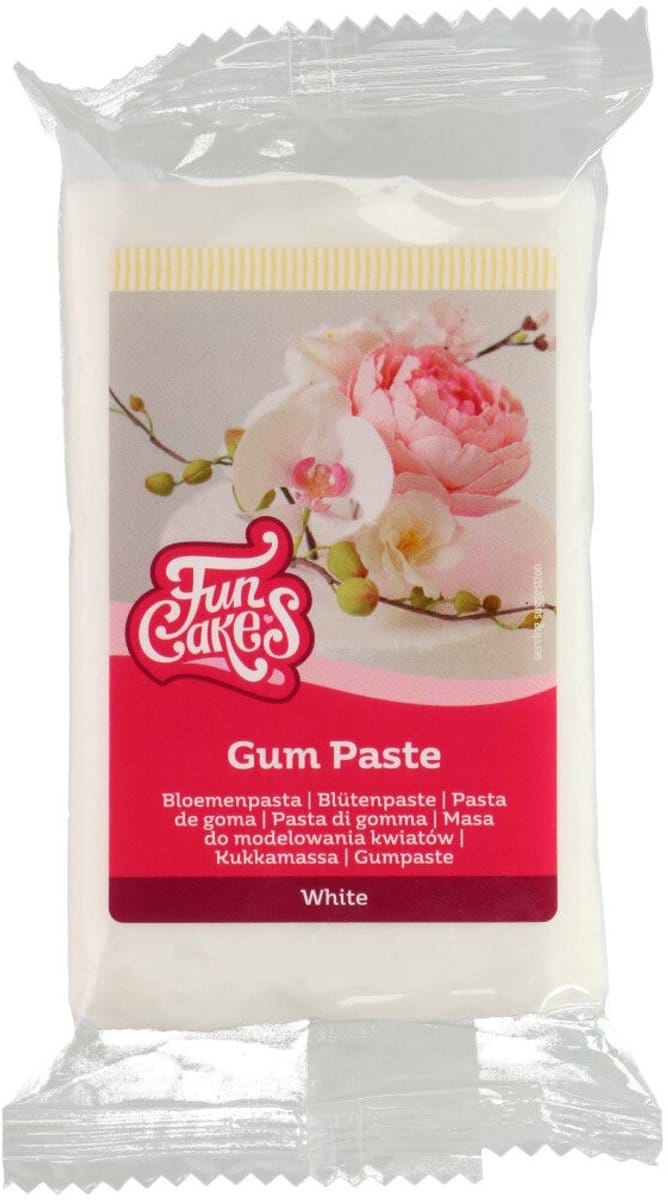 FunCakes Gum Paste Modelleer Fondant - Wit - 250g