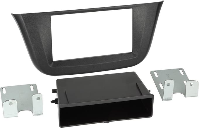 2-DIN Paneel geschikt voor Iveco Daily 2014-2024 - Kleur: zwart
