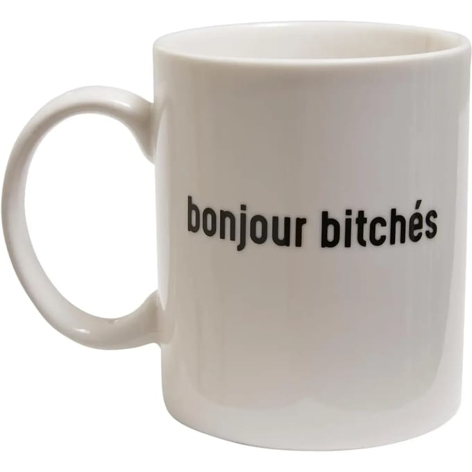 Mister Tee - Bonjour Bitches Mok/beker - Wit