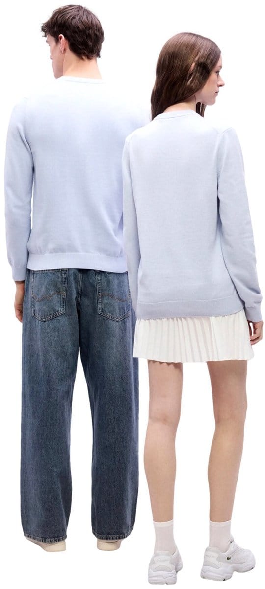 Lacoste Regular fit crew neck sweater - phoenix blue