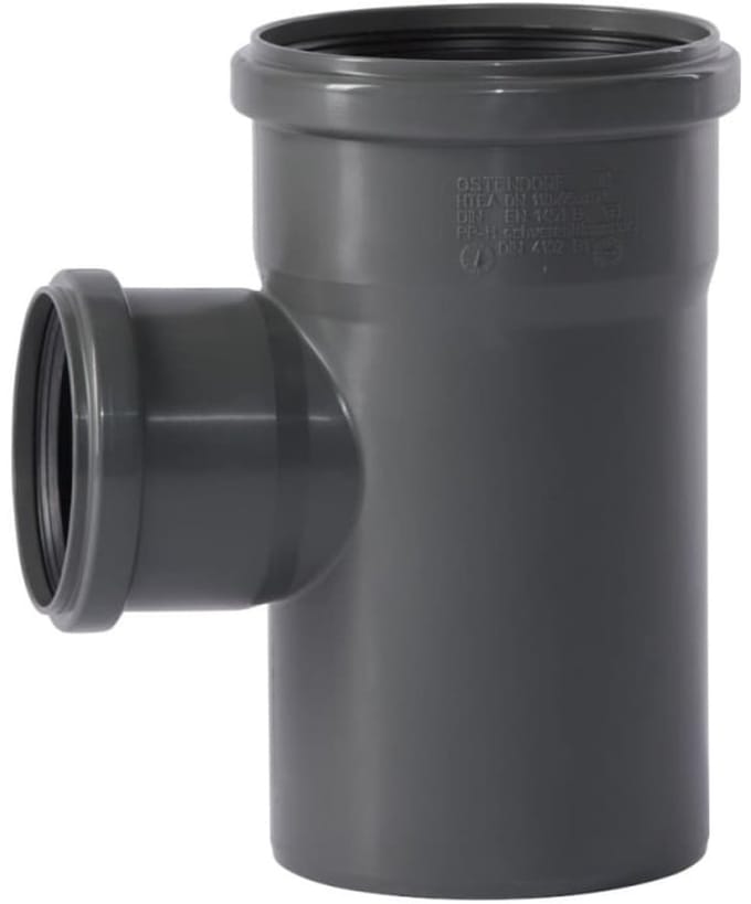 HT Afvoerbuis Y-stuk 110/75mm 87 Graden