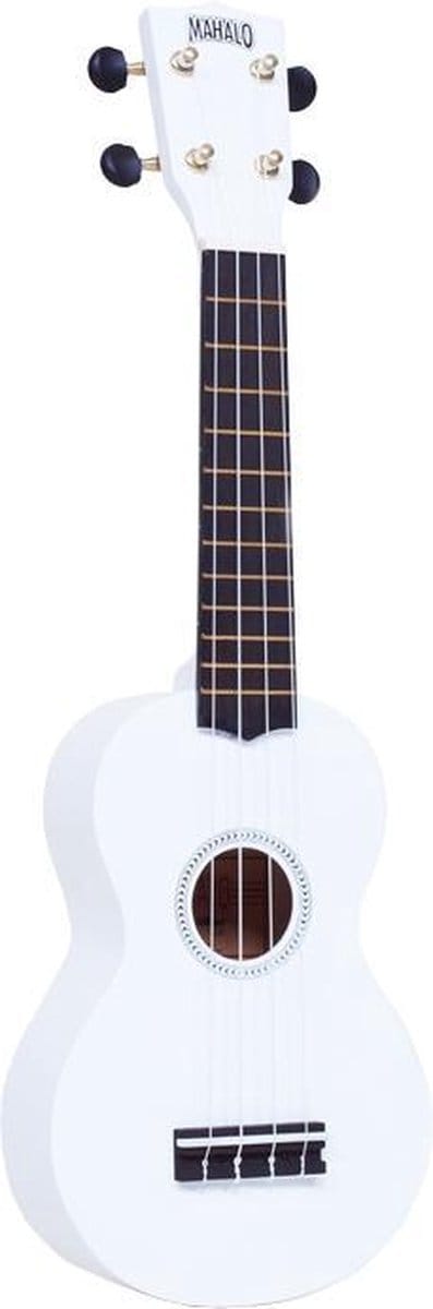 Mahalo MR1 Rainbow Series Sopraan ukulele Wit