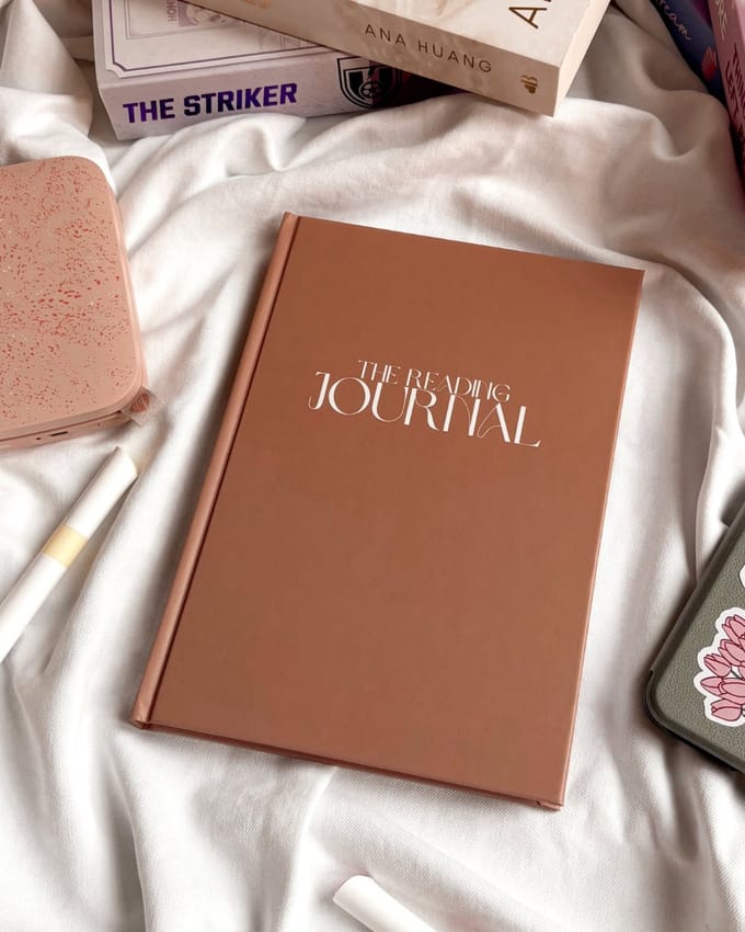 Reading Journal – Hardcover – A5 – Persoonlijk leesdagboek voor boekliefhebbers