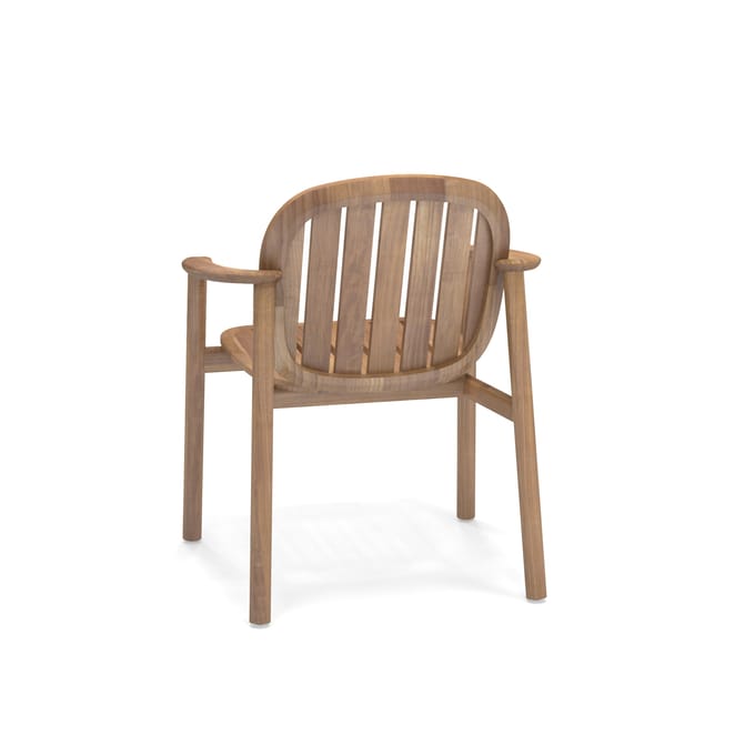 Emu - Twins Armleunstoel Teak - bruin