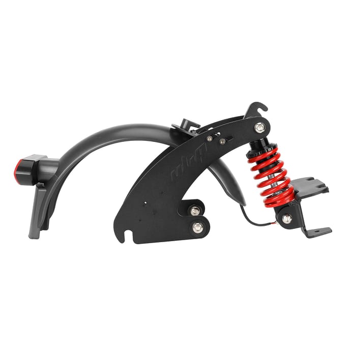 Ulip achterschokdemper elektrische scooter ophangingsset met afstandsbediening LED-achterlicht achter zwart/rood