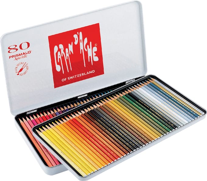 Kleurpotloden Caran d'Ache Prismalo 80 stuks assorti
