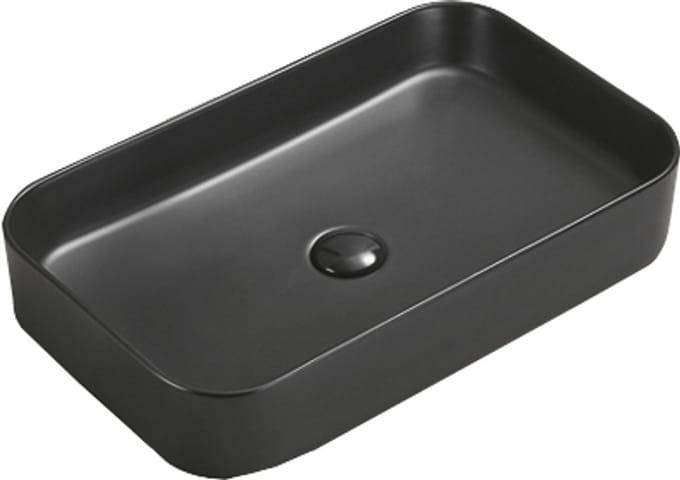 Mexen Vena opbouw wasbak 71 x 37 cm, zwart mat - 22196085