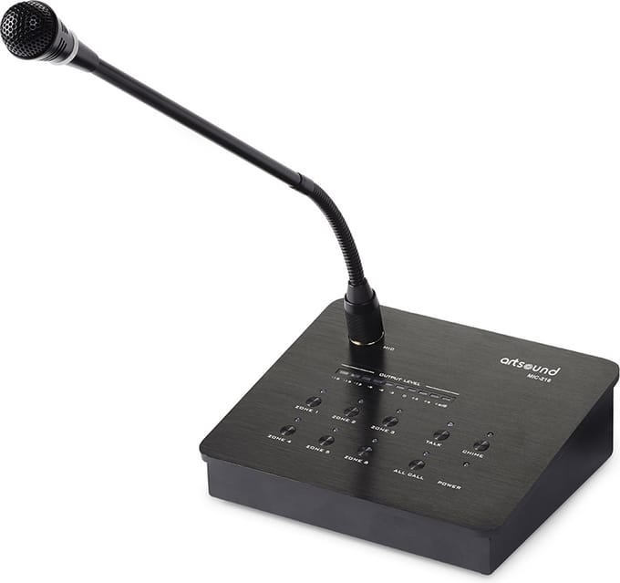 ArtSound - MIC-216, selectieve oproeptafel (MX-2406M/MX-5006M)MIC-216, micro pupitre d appel selectif (MX-2406M/MX-5006M)MIC-216, remote zone paging microphone (MX-2406M/MX-5006M)