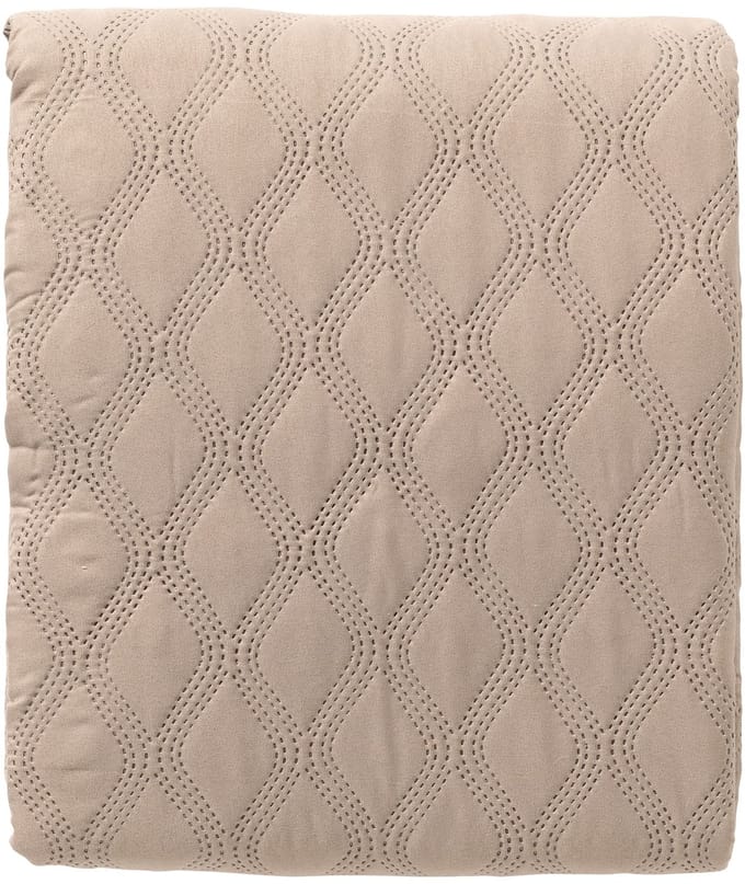 DIANNE - bedsprei 220x240 cm - Simply Taupe - taupe